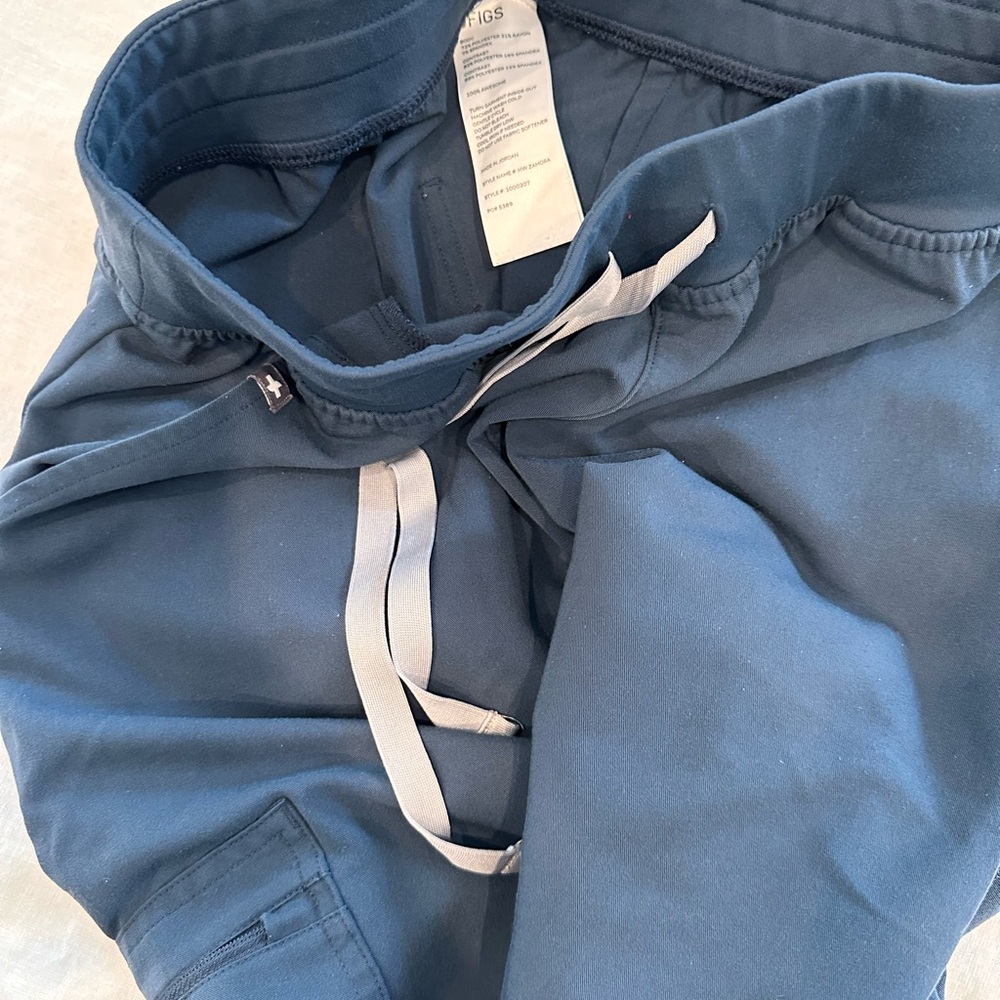 Figs Blue Zamora jogger, scrub pants  dark Harbor